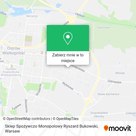 Mapa Sklep Spożywczo Monopolowy Ryszard Bukowski