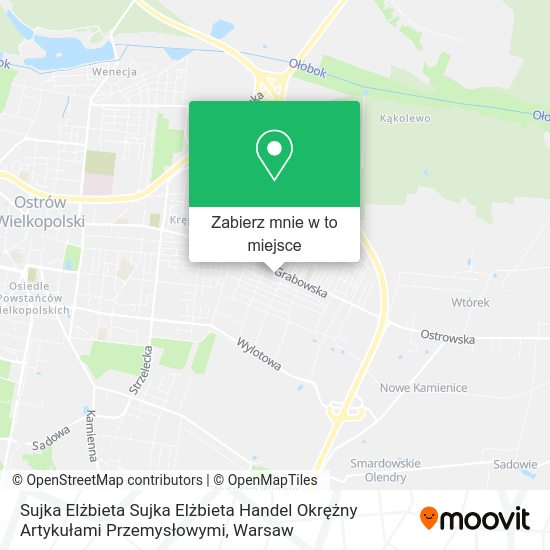 Mapa Sujka Elżbieta Sujka Elżbieta Handel Okrężny Artykułami Przemysłowymi