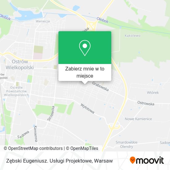 Mapa Zębski Eugeniusz. Usługi Projektowe