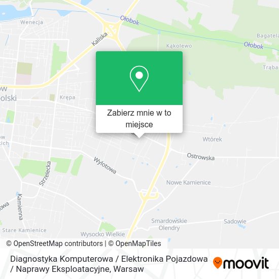 Mapa Diagnostyka Komputerowa / Elektronika Pojazdowa / Naprawy Eksploatacyjne