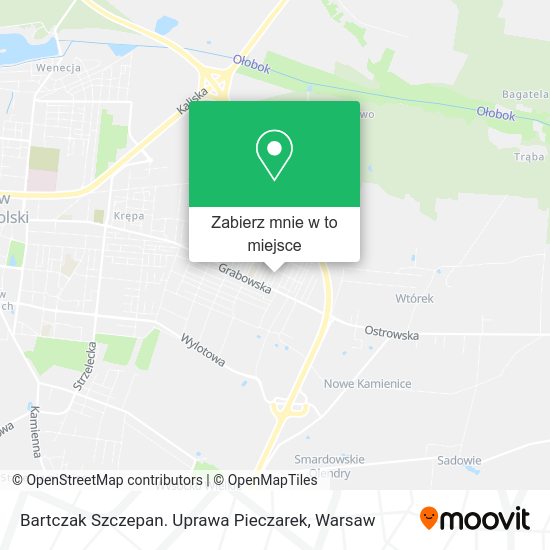 Mapa Bartczak Szczepan. Uprawa Pieczarek