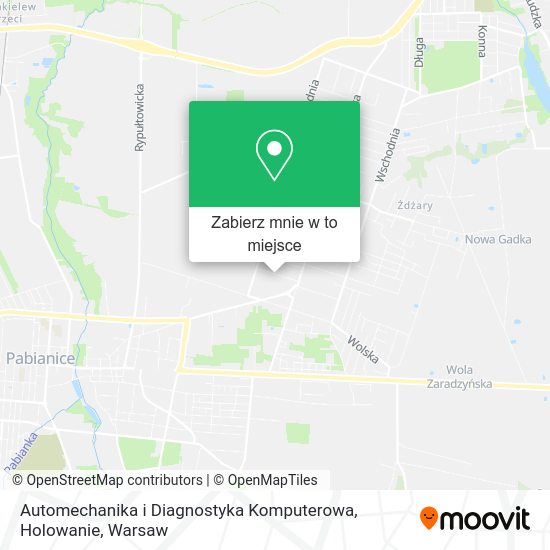 Mapa Automechanika i Diagnostyka Komputerowa, Holowanie