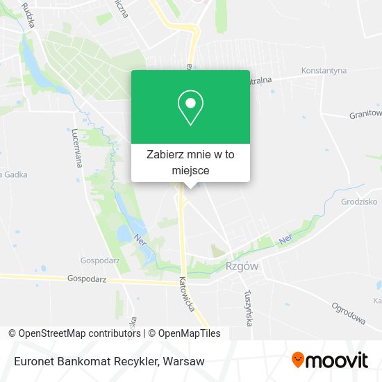 Mapa Euronet Bankomat Recykler