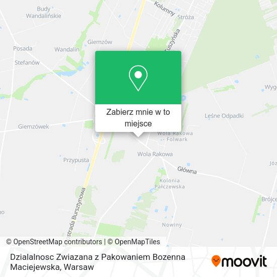 Mapa Dzialalnosc Zwiazana z Pakowaniem Bozenna Maciejewska