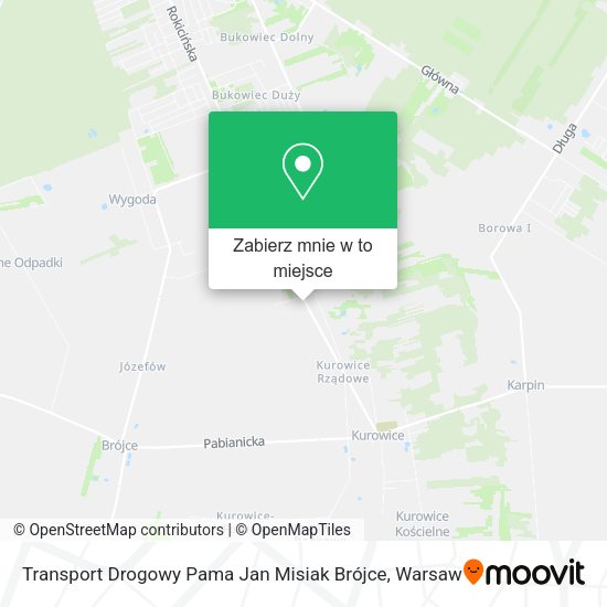 Mapa Transport Drogowy Pama Jan Misiak Brójce