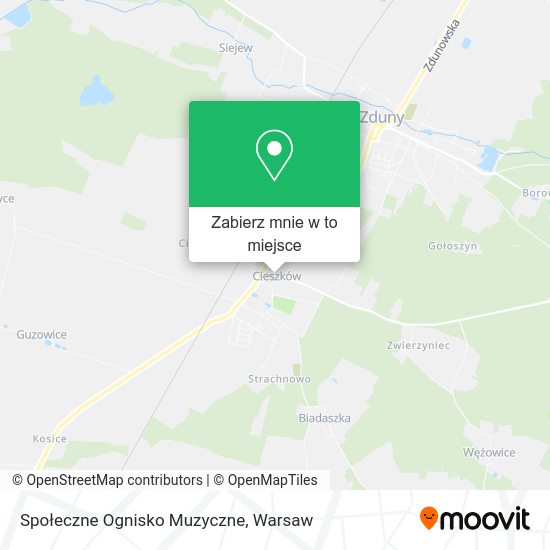 Mapa Społeczne Ognisko Muzyczne