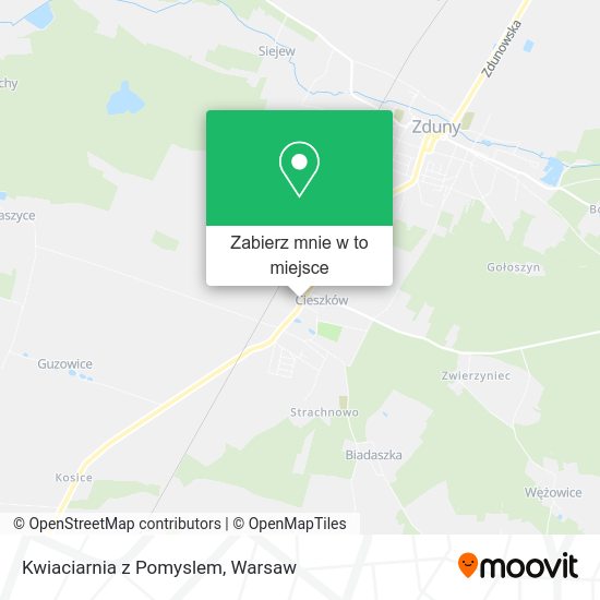 Mapa Kwiaciarnia z Pomyslem