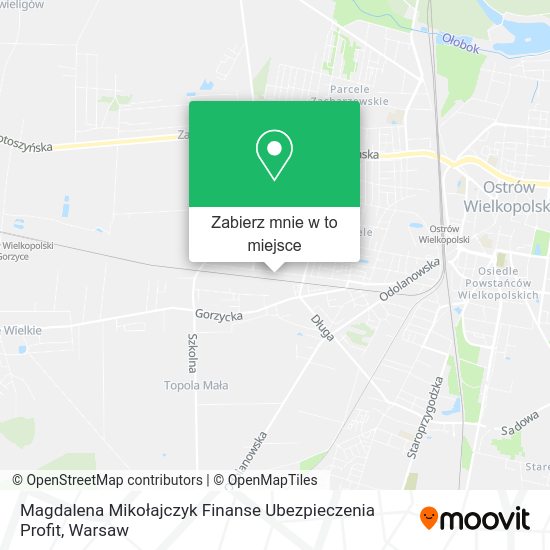 Mapa Magdalena Mikołajczyk Finanse Ubezpieczenia Profit