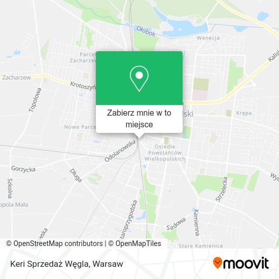 Mapa Keri Sprzedaż Węgla