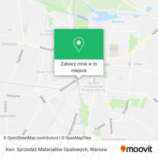 Mapa Keri. Sprzedaż Materiałów Opałowych