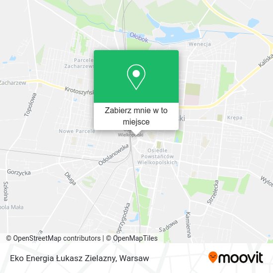 Mapa Eko Energia Łukasz Zielazny