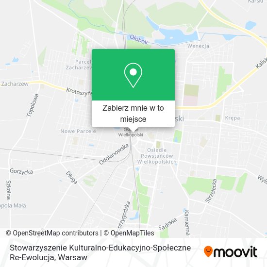 Mapa Stowarzyszenie Kulturalno-Edukacyjno-Społeczne Re-Ewolucja