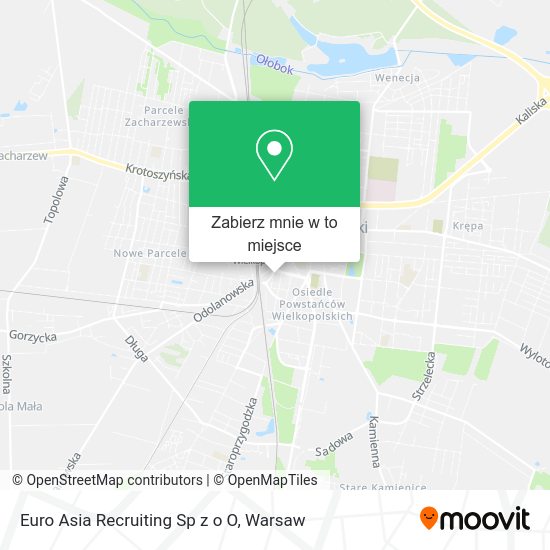 Mapa Euro Asia Recruiting Sp z o O