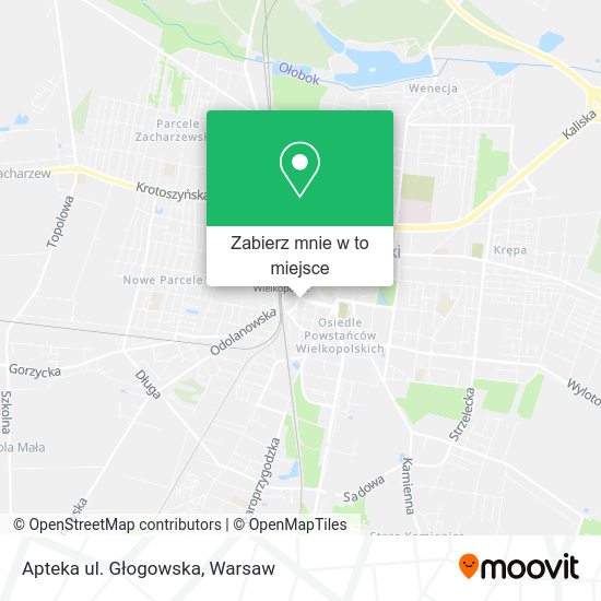 Mapa Apteka ul. Głogowska