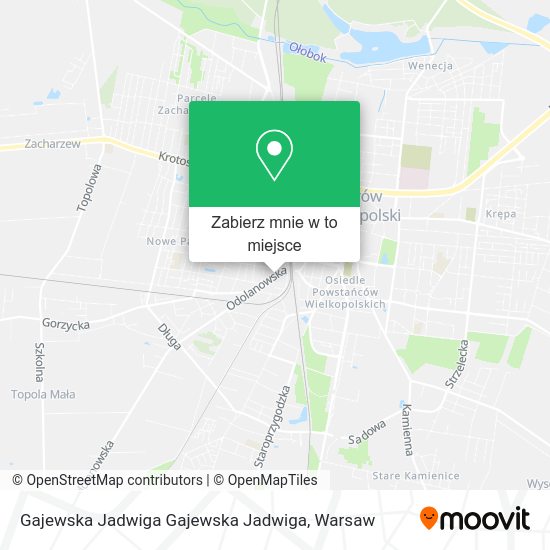 Mapa Gajewska Jadwiga Gajewska Jadwiga