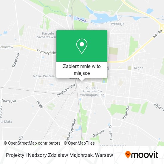 Mapa Projekty i Nadzory Zdzisław Majchrzak