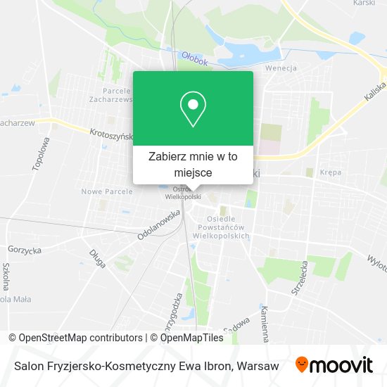 Mapa Salon Fryzjersko-Kosmetyczny Ewa Ibron