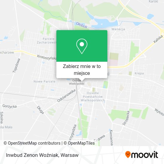 Mapa Inwbud Zenon Woźniak