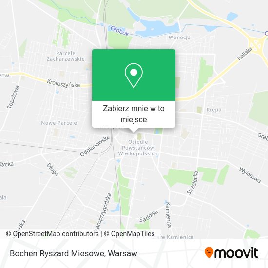 Mapa Bochen Ryszard Miesowe