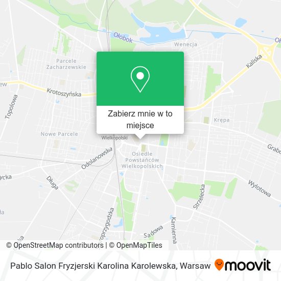 Mapa Pablo Salon Fryzjerski Karolina Karolewska