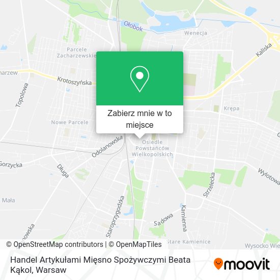 Mapa Handel Artykułami Mięsno Spożywczymi Beata Kąkol