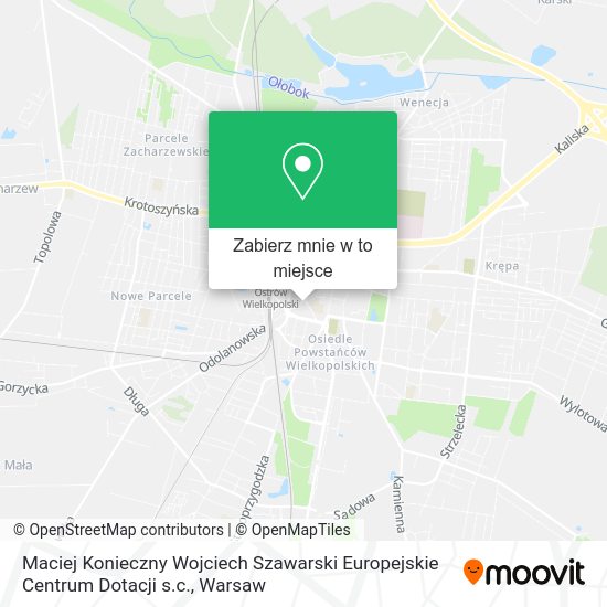 Mapa Maciej Konieczny Wojciech Szawarski Europejskie Centrum Dotacji s.c.