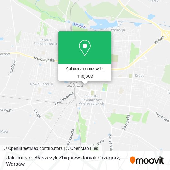 Mapa Jakumi s.c. Błaszczyk Zbigniew Janiak Grzegorz