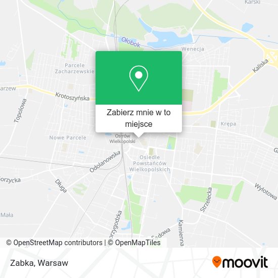 Mapa Zabka