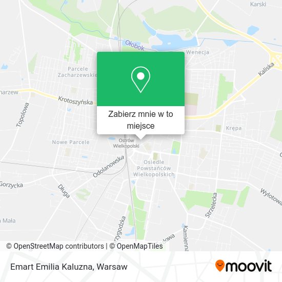 Mapa Emart Emilia Kaluzna