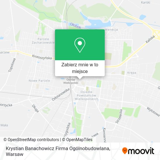 Mapa Krystian Banachowicz Firma Ogólnobudowlana