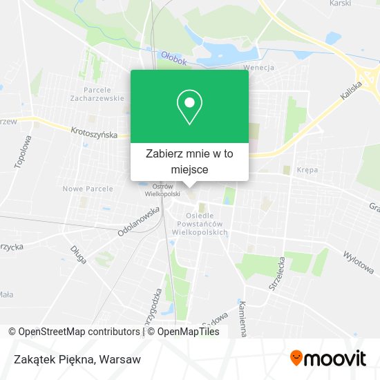 Mapa Zakątek Piękna