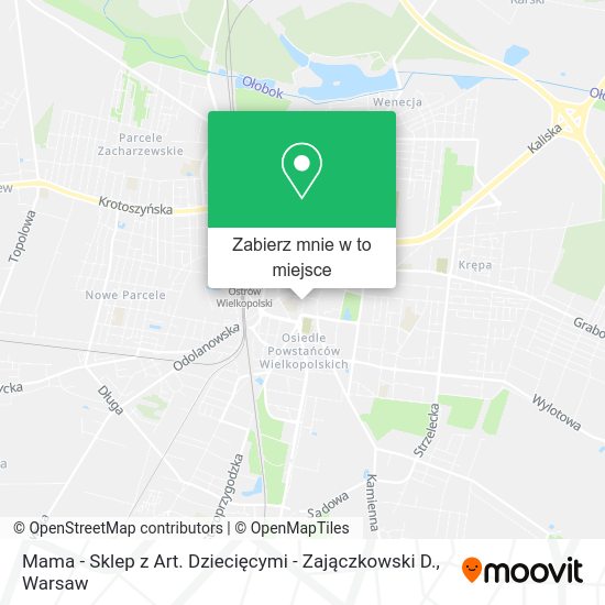 Mapa Mama - Sklep z Art. Dziecięcymi - Zajączkowski D.