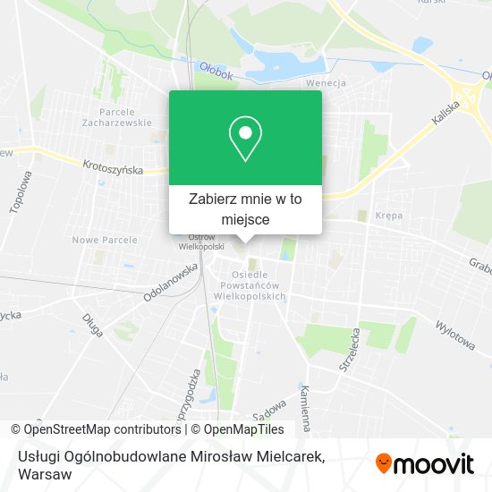 Mapa Usługi Ogólnobudowlane Mirosław Mielcarek