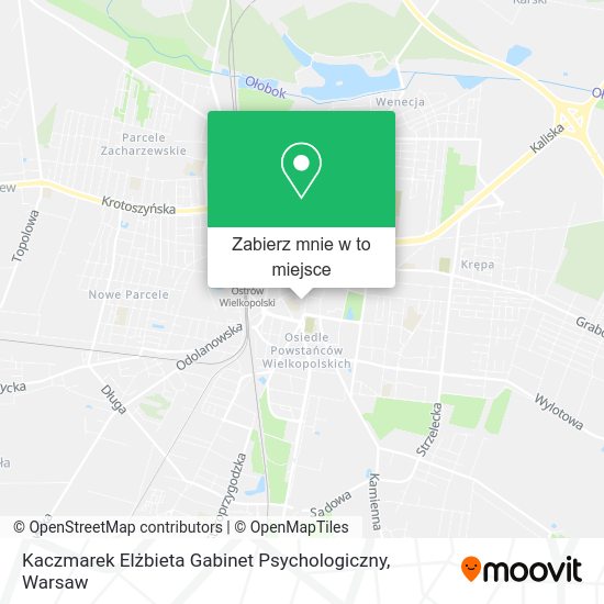 Mapa Kaczmarek Elżbieta Gabinet Psychologiczny