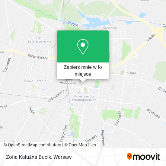 Mapa Zofia Kałużna Bucik