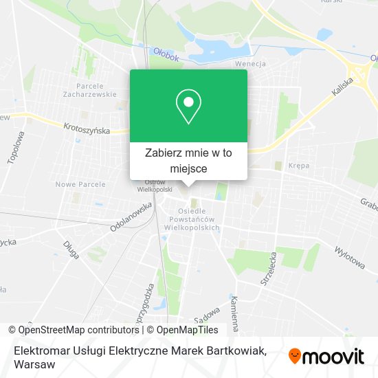 Mapa Elektromar Usługi Elektryczne Marek Bartkowiak