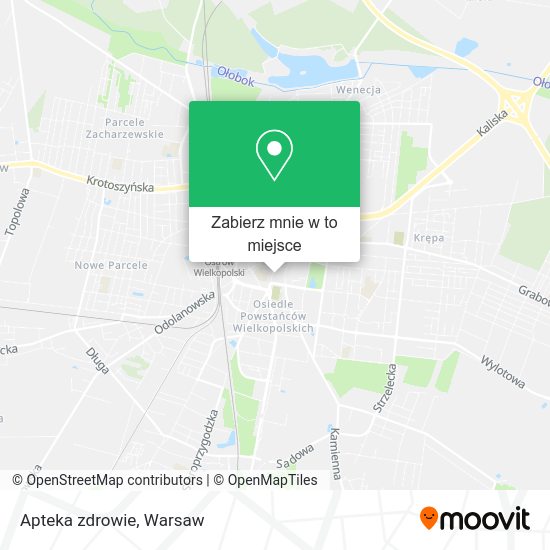 Mapa Apteka zdrowie