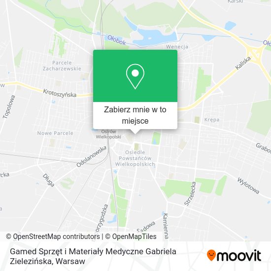 Mapa Gamed Sprzęt i Materiały Medyczne Gabriela Zielezińska