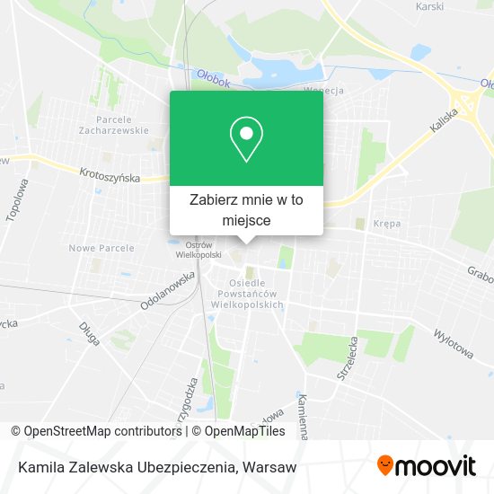 Mapa Kamila Zalewska Ubezpieczenia