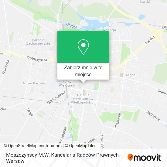 Mapa Moszczyńscy M.W. Kancelaria Radców Prawnych