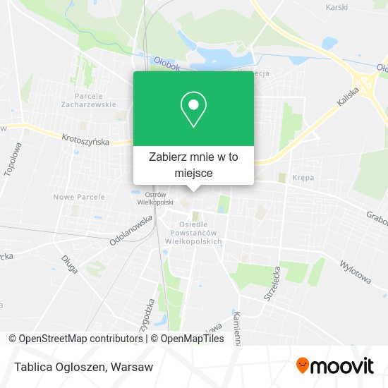 Mapa Tablica Ogloszen