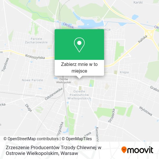 Mapa Zrzeszenie Producentów Trzody Chlewnej w Ostrowie Wielkopolskim