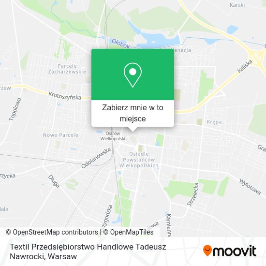 Mapa Textil Przedsiębiorstwo Handlowe Tadeusz Nawrocki