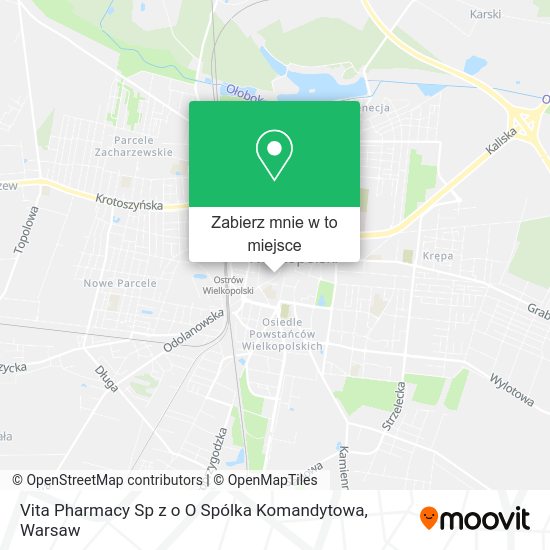 Mapa Vita Pharmacy Sp z o O Spólka Komandytowa