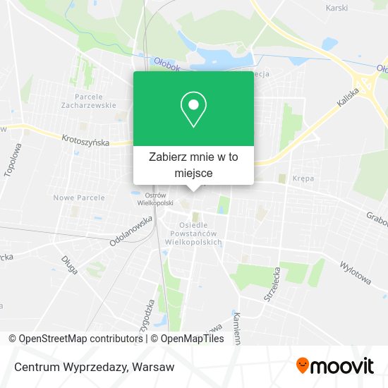 Mapa Centrum Wyprzedazy