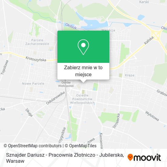 Mapa Sznajder Dariusz - Pracownia Złotniczo - Jubilerska