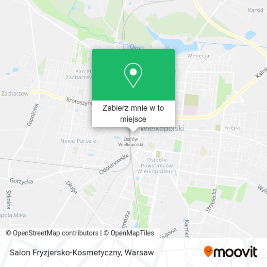 Mapa Salon Fryzjersko-Kosmetyczny