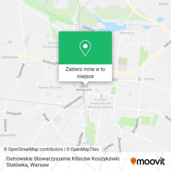 Mapa Ostrowskie Stowarzyszenie Kibiców Koszykówki Stalówka