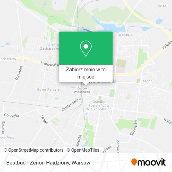 Mapa Bestbud - Zenon Hajdziony