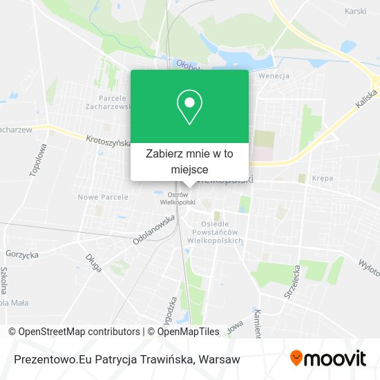 Mapa Prezentowo.Eu Patrycja Trawińska